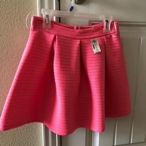 Spring/Summer neon pink skirt